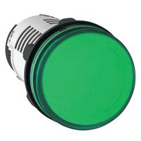 Lampka sygnalizacyjna 22mm zielona 230-240V LED  zintegr. zacisk śrubowy