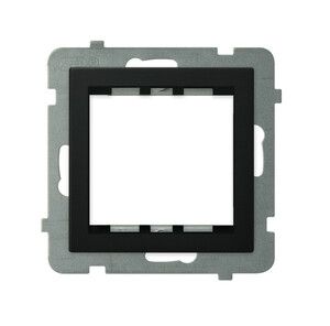 SONATA Adapter podtynkowy systemu OSPEL 45 do serii Sonata AP45-1R/m/33 Czarny Metalik (bez ramki)