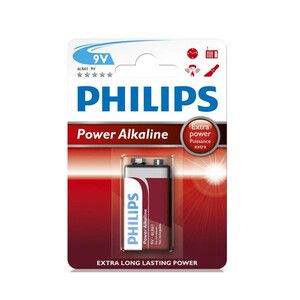 Bateria 6LR61 Philips Power 9V Blister