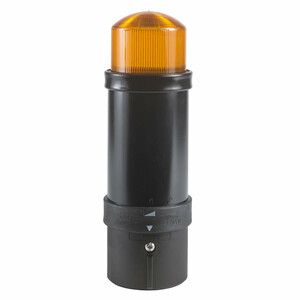 Sygnalizator świetlny O70 pomarańczowy lampa wyładowcza 10J 230V AC