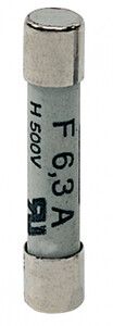 Wkładka miniaturowa cylindryczna-szklana 6,3X32 HF 8A/500V Wkładka miniaturowa cylindryczna