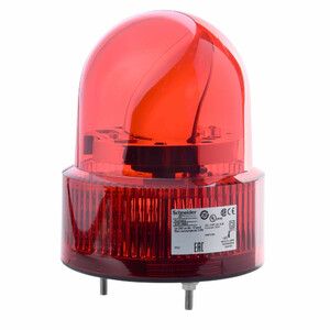 Lampka sygnalizacyjna z buczkiem O120 czerwona LED 24 V AC/DC