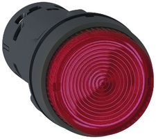 Przycisk podświetlany LED czerwony NC 230V
