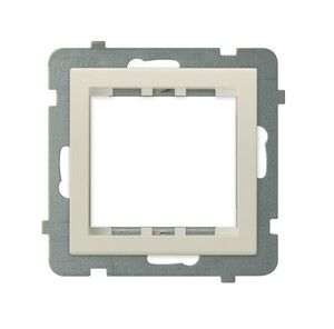 SONATA Adapter podtynkowy systemu OSPEL 45 do serii Sonata AP45-1R/m/27 Ecru (bez ramki)