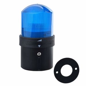 Sygnalizator świetlny O70 niebieski migający LED 24V AC