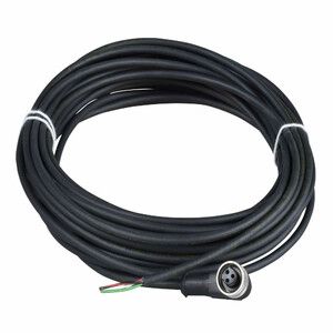 Konektory okablowane kątowe żeńskie 1/2"20 3 piny kabel 5m