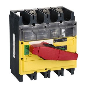 Rozłącznik mocy kompaktowy INV320 czerwono-żółty 320A 3P