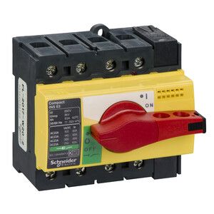 Rozłącznik mocy kompaktowy INS63 żółto-czerwony 63A 4P