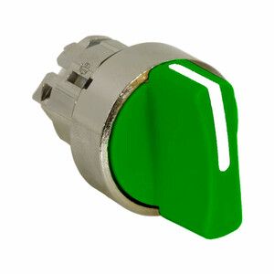 Przełącznik 3 pozycyjny zielony z prawej do środka krótkie metalowy